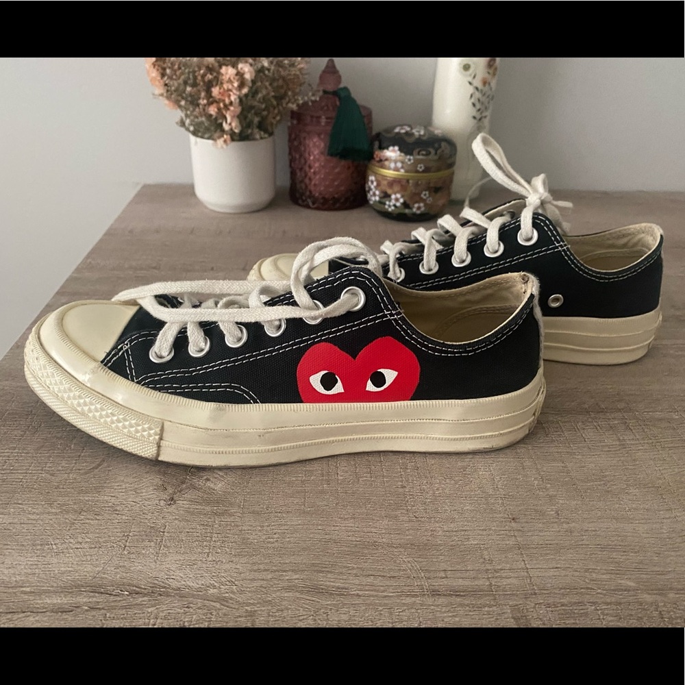 Converse PLAY CDG black low sneakers